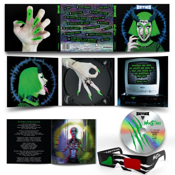 Bundle Man - EXTIZE - MonStars (Lim. Digipak + 3D Booklet & Glasses + T-Shirt)