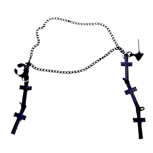 Earring - Crosses Chain