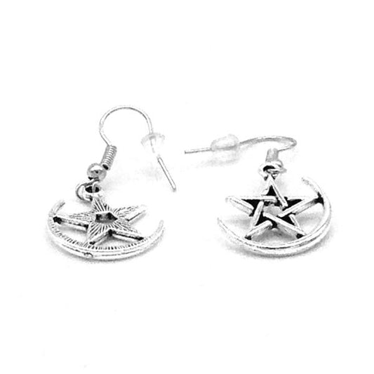Earrings - Half Pentagram