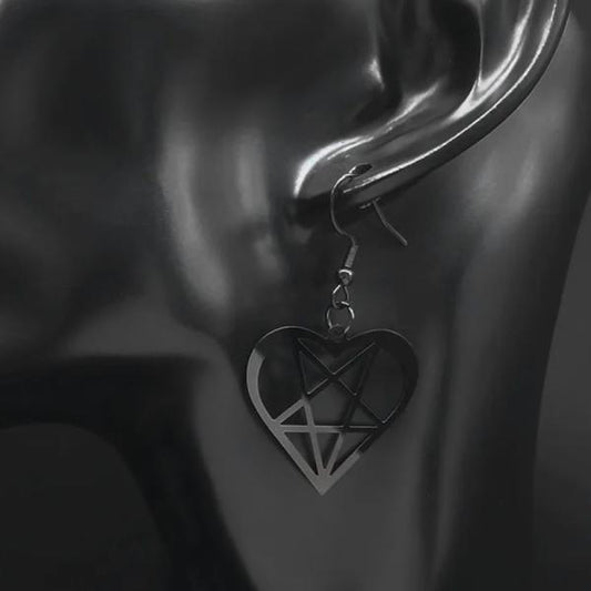 Earrings - Pentahearts