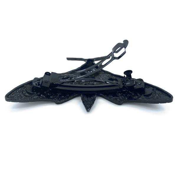 Hairclip - Black Moth