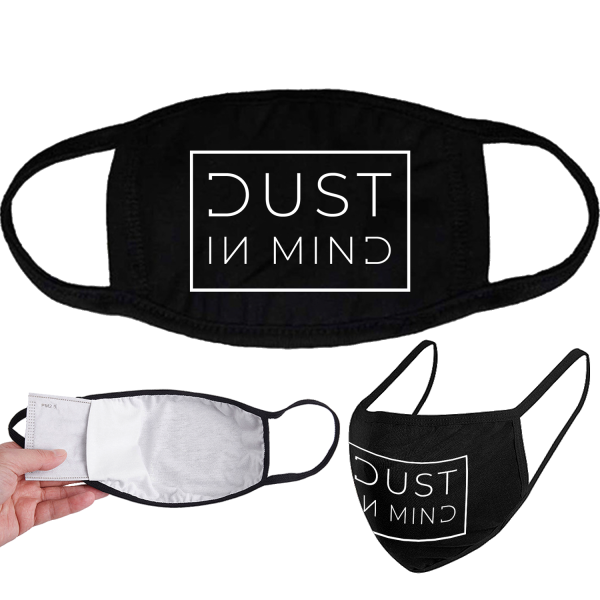 Face Mask - DUST IN MIND - Logo - CUSTOM