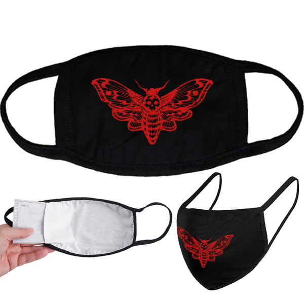 Face Mask - DARKMERCH - MothSkull