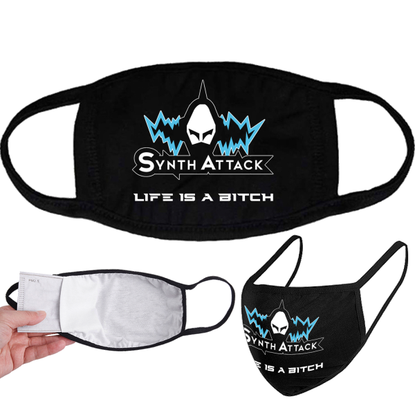Face Mask - SYNTHATTACK - Life Is A Bitch - CUSTOM
