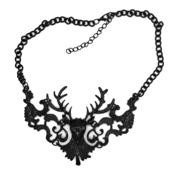 Necklace - Big Dark Deer