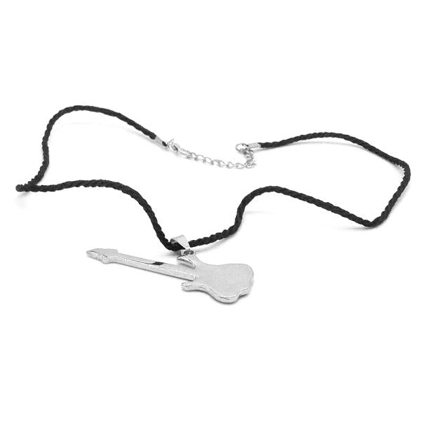 Necklace - Black Guitar