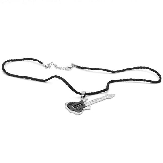 Necklace - Black Guitar