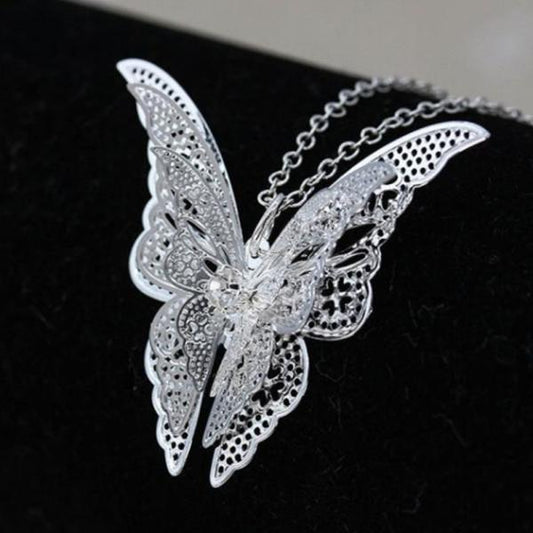 Necklace - Silver Butterfly