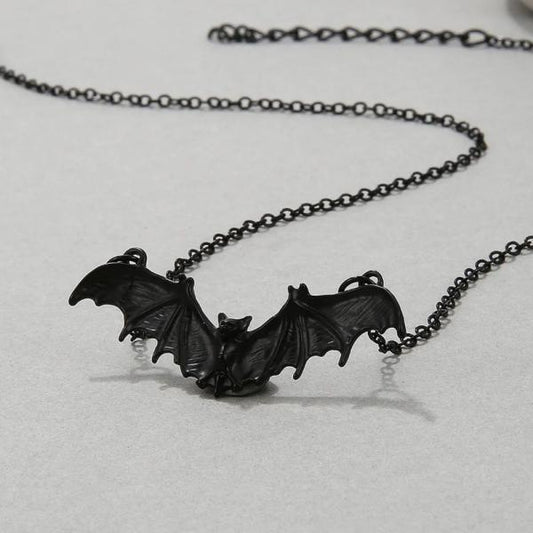 Necklace - Dark Bat