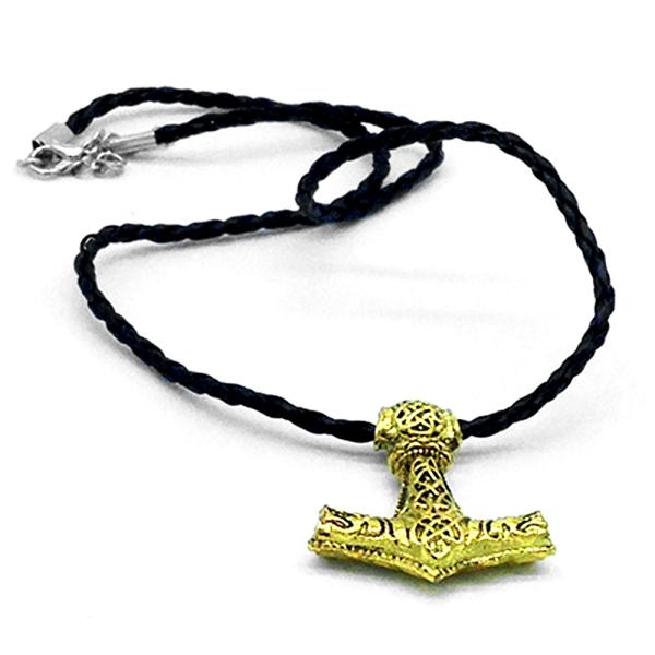 Necklace - Golden Thor Hammer