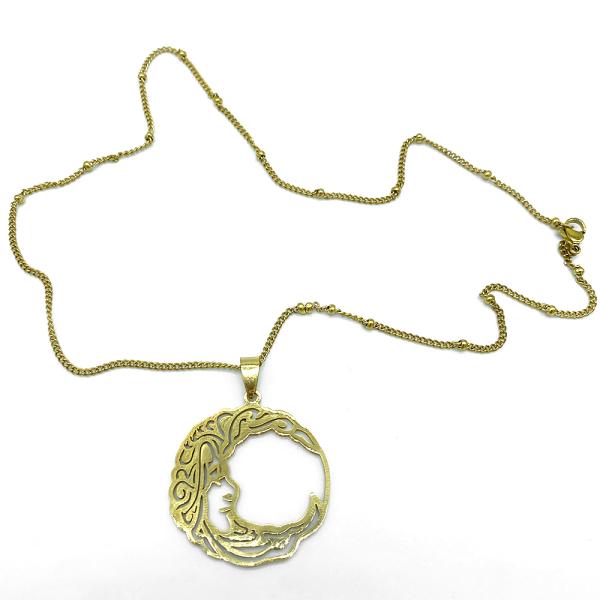 Necklace - Gold Moon