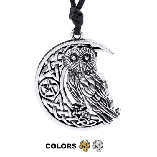 Necklace - Moon Owl