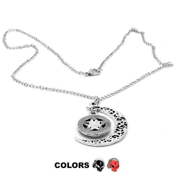 Necklace - Moon Pentagram