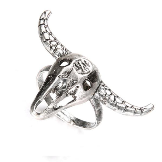 Ring - Bull Skull
