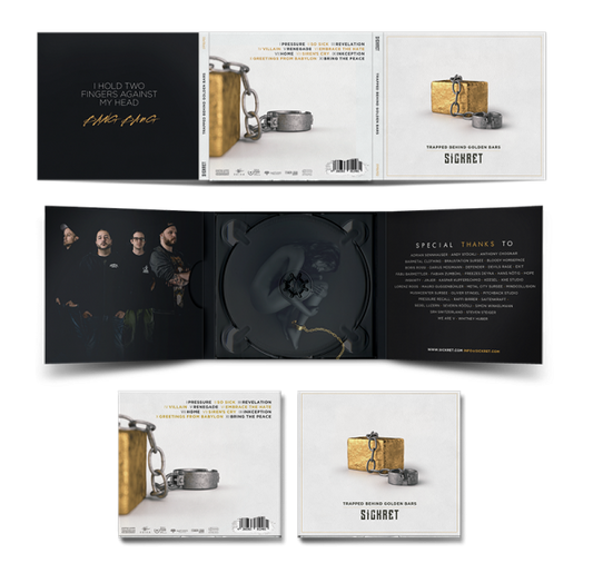 SICKRET - Trapped Behind Golden Bars (Lim. Digipak)