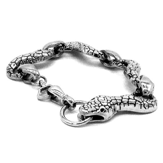 Bracelet - Silver Snake