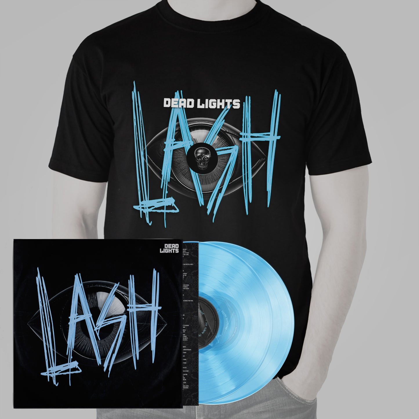 Bundle Man - DEAD LIGHTS - LASH (Lim. Double Vinyl LP + T-Shirt)