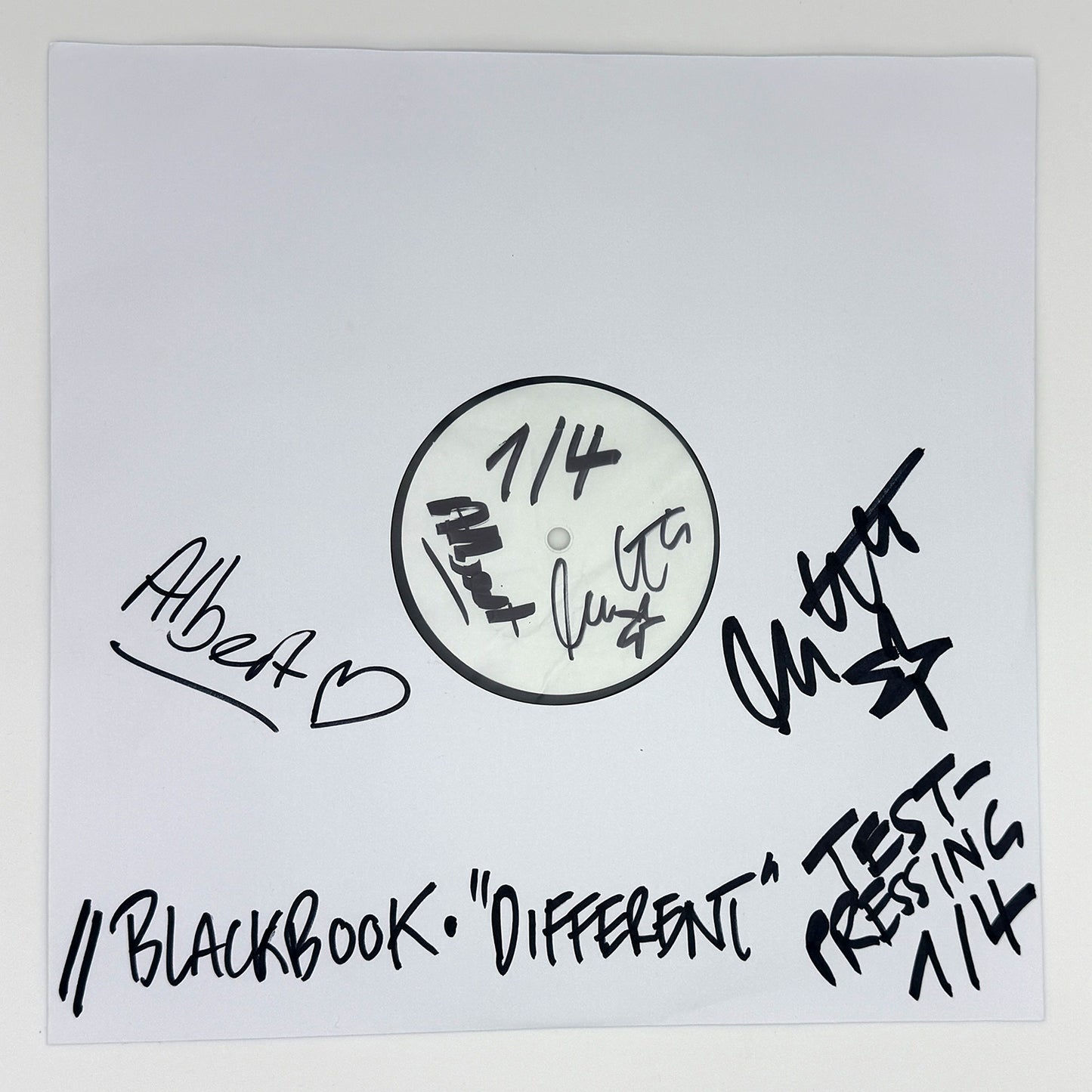BLACKBOOK - Different (Ltd. 12" Black Vinyl LP) (ULTRA LIMITED TEST PRESSING)
