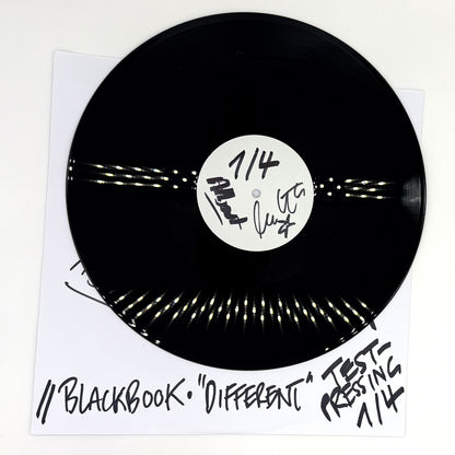 BLACKBOOK - Different (Ltd. 12" Black Vinyl LP) (ULTRA LIMITED TEST PRESSING)