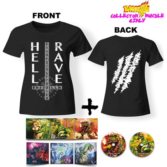 Bundle Girly - BASSZILLA - Support Your Local Apocalypse Dealer (Lim. 2CDs Digipak + T-Shirt)