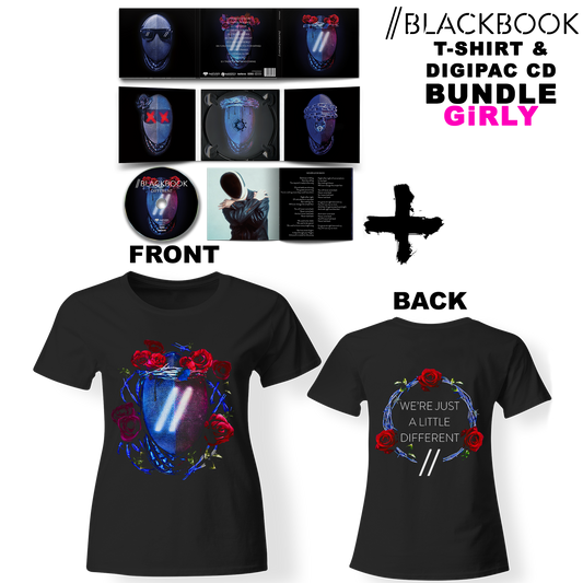 Bundle Girly - BLACKBOOK - Different (Lim. Digipac CD + Girly Shirt)