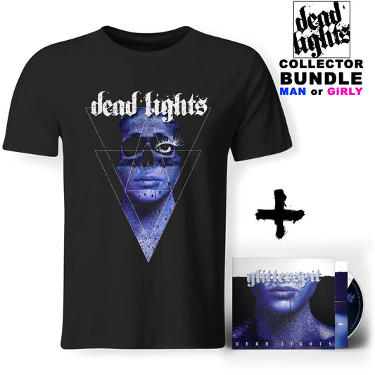 Bundle Girly - DEAD LIGHTS - Glitterspit (Lim. Digisleeve CD + T-Shirt)