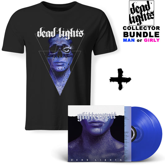 Bundle Girly - DEAD LIGHTS - Glitterspit (Lim. Double Vinyl + T-Shirt)