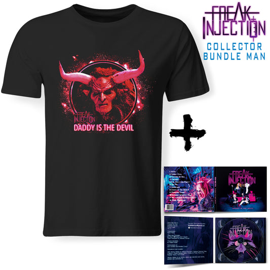 Bundle Man - FREAK INJECTION - Daddy Is The Devil - Red Edition (Lim. Digipak + T-Shirt)