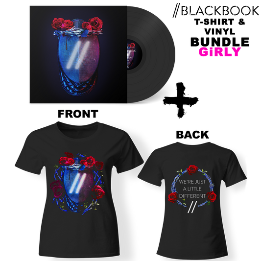 Bundle Girly - BLACKBOOK - Different (Lim 12" Vinyl LP + Girly Shirt)