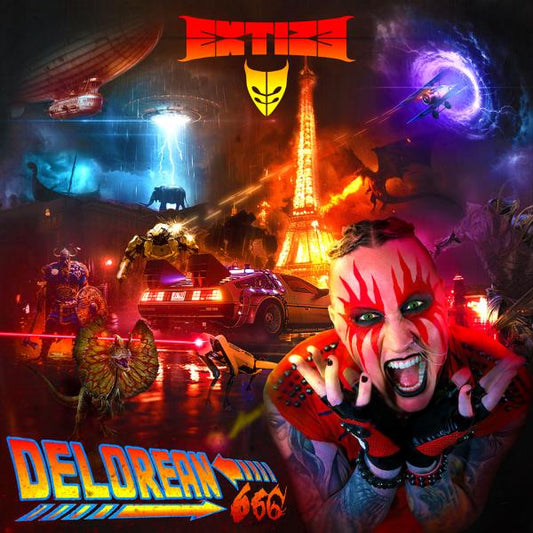 Bundle Girly - EXTIZE - DeLorean 666 (Lim. Digipac CD + Collector T-Shirt)