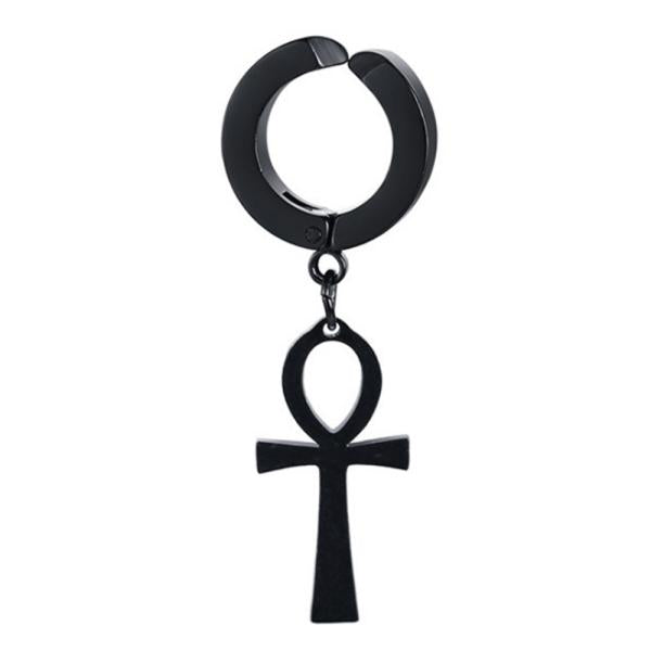 Earring - Dark Ankh