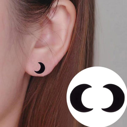 Earrings - Dark Moon