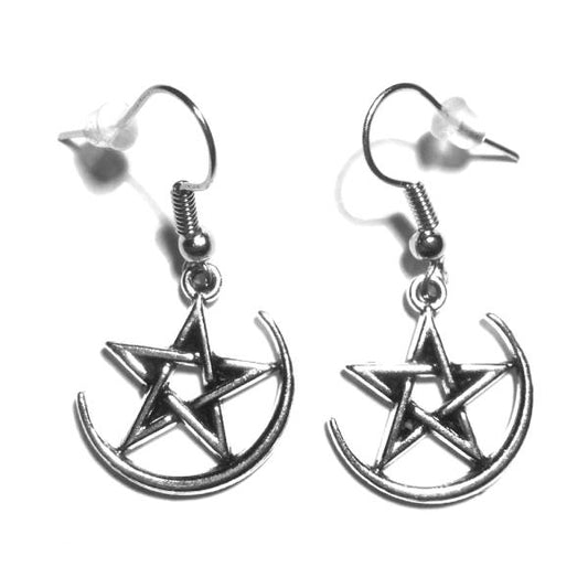 Earrings - Half Pentagram