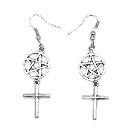 Earrings - Pentacrosses