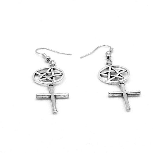 Earrings - Pentacrosses