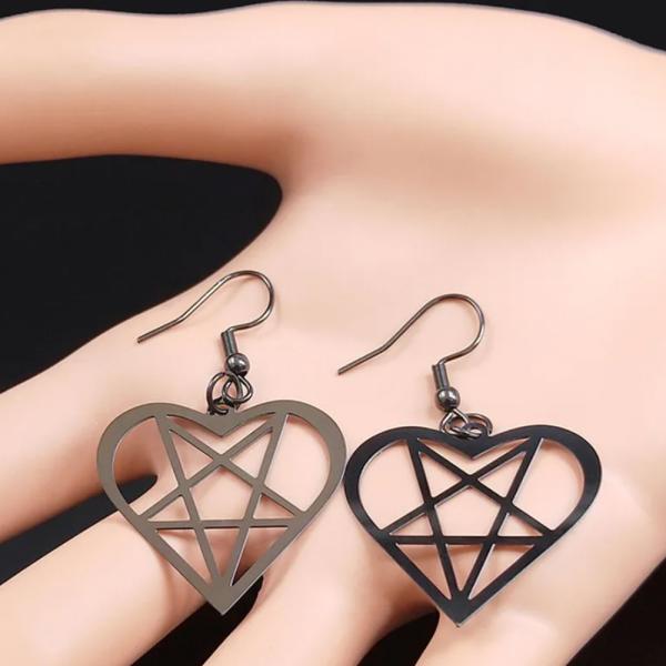 Earrings - Pentahearts