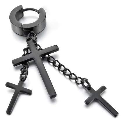 Earring - Dark Tricross