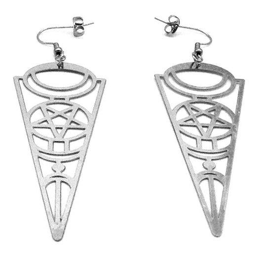 Earrings - Witch Triangle
