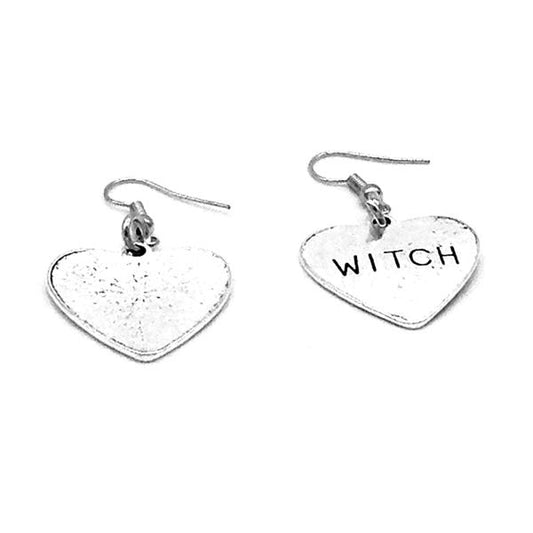 Earrings - Witch Hearts
