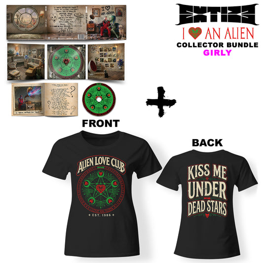 Bundle Girly - EXTIZE - I LOVE AN ALIEN (Lim. Digipac CD + Collector T-Shirt)