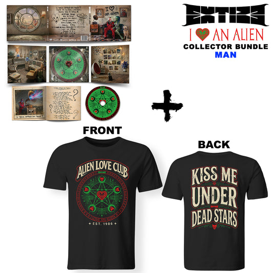 Bundle Man - EXTIZE - I LOVE AN ALIEN (Lim. Digipac CD + Collector T-Shirt)