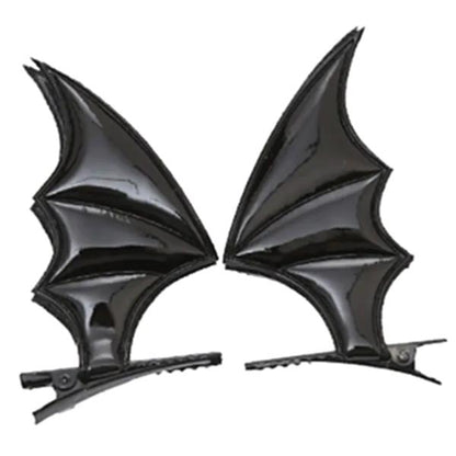Haarklammern - Bat Wings Black