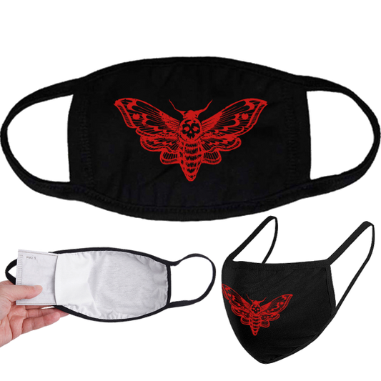 Face Mask - DARKMERCH - MothSkull