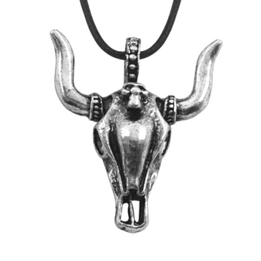 Necklace - Bull Skull