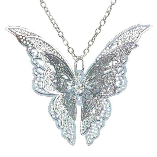 Halskette - Silver Butterfly