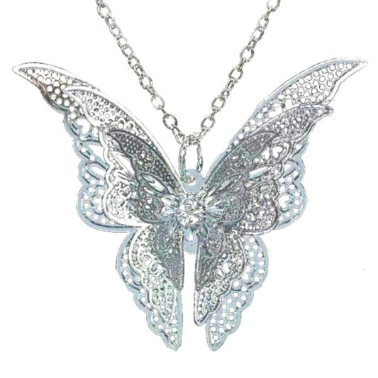 Halskette - Silver Butterfly