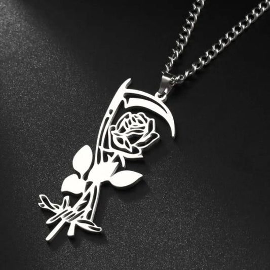 Halskette - Death Rose
