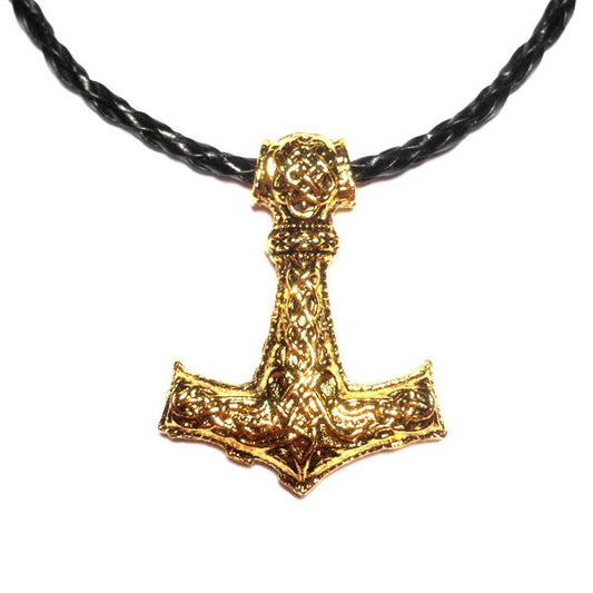 Halskette - Golden Thor Hammer