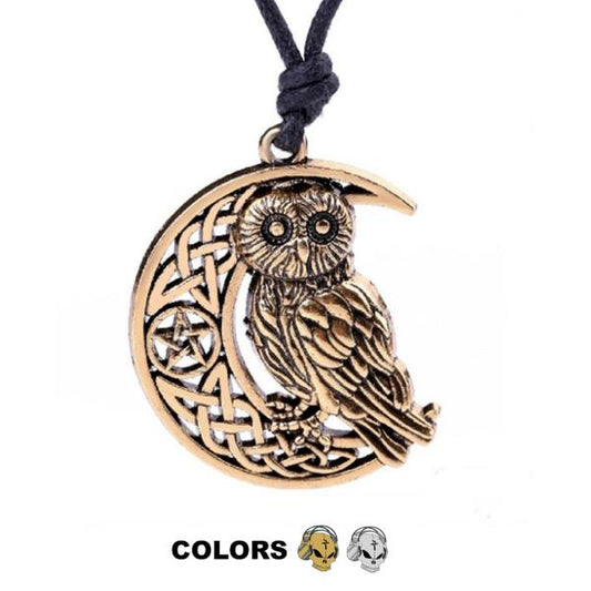 Halskette - Moon Owl