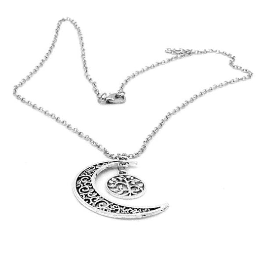 Halskette - Moon Tree of Life
